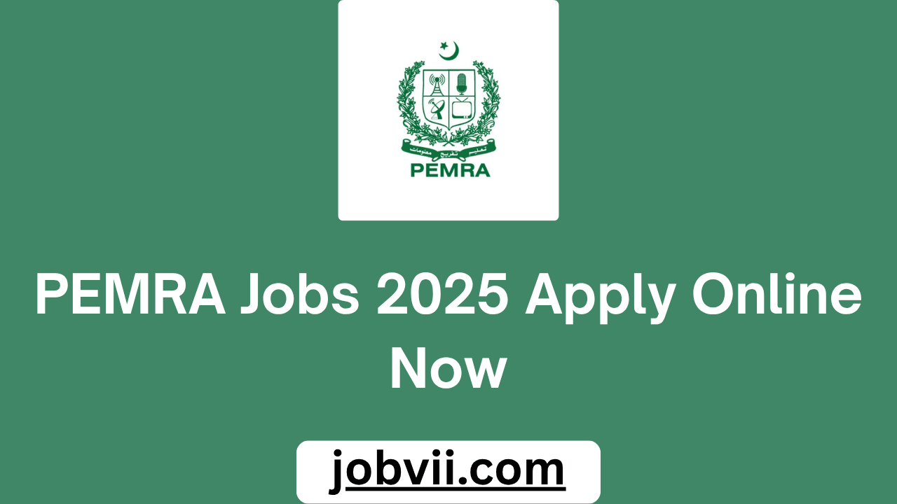 PEMRA Jobs 2025 Apply Online Now