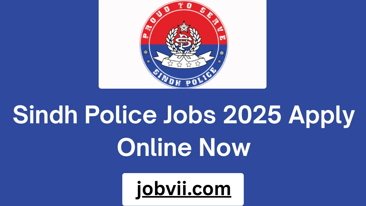 Sindh Police Jobs 2025 Apply Online Now